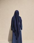 Navy Blue Modal Scarf 180 and undercap