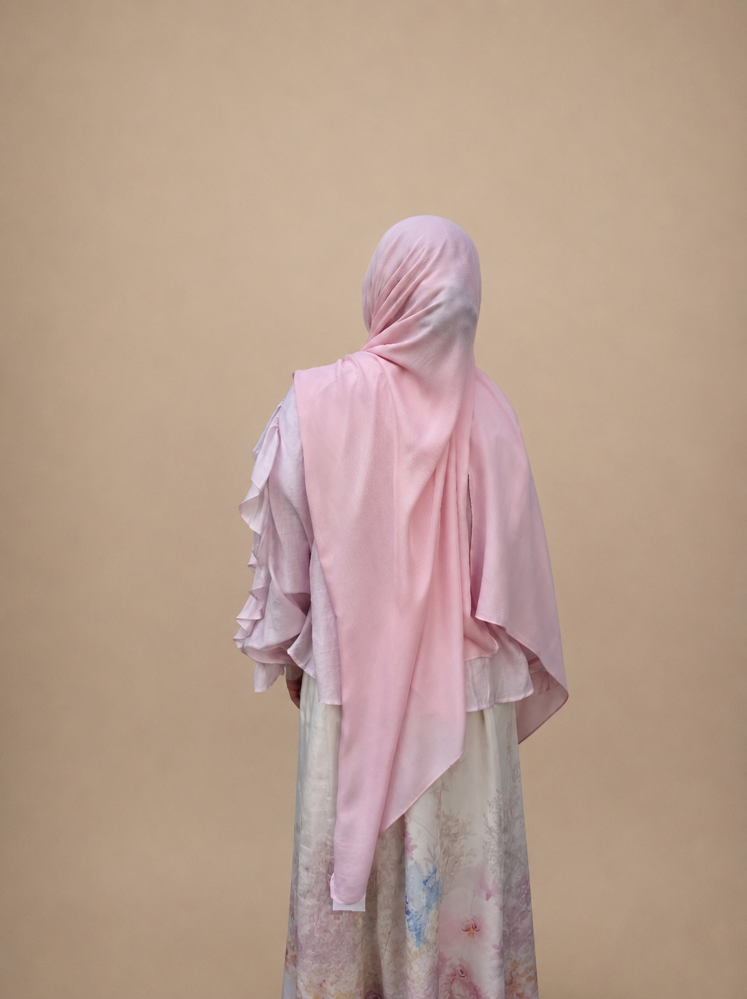 Bubbelgum Modal Scarf 180 and undercap