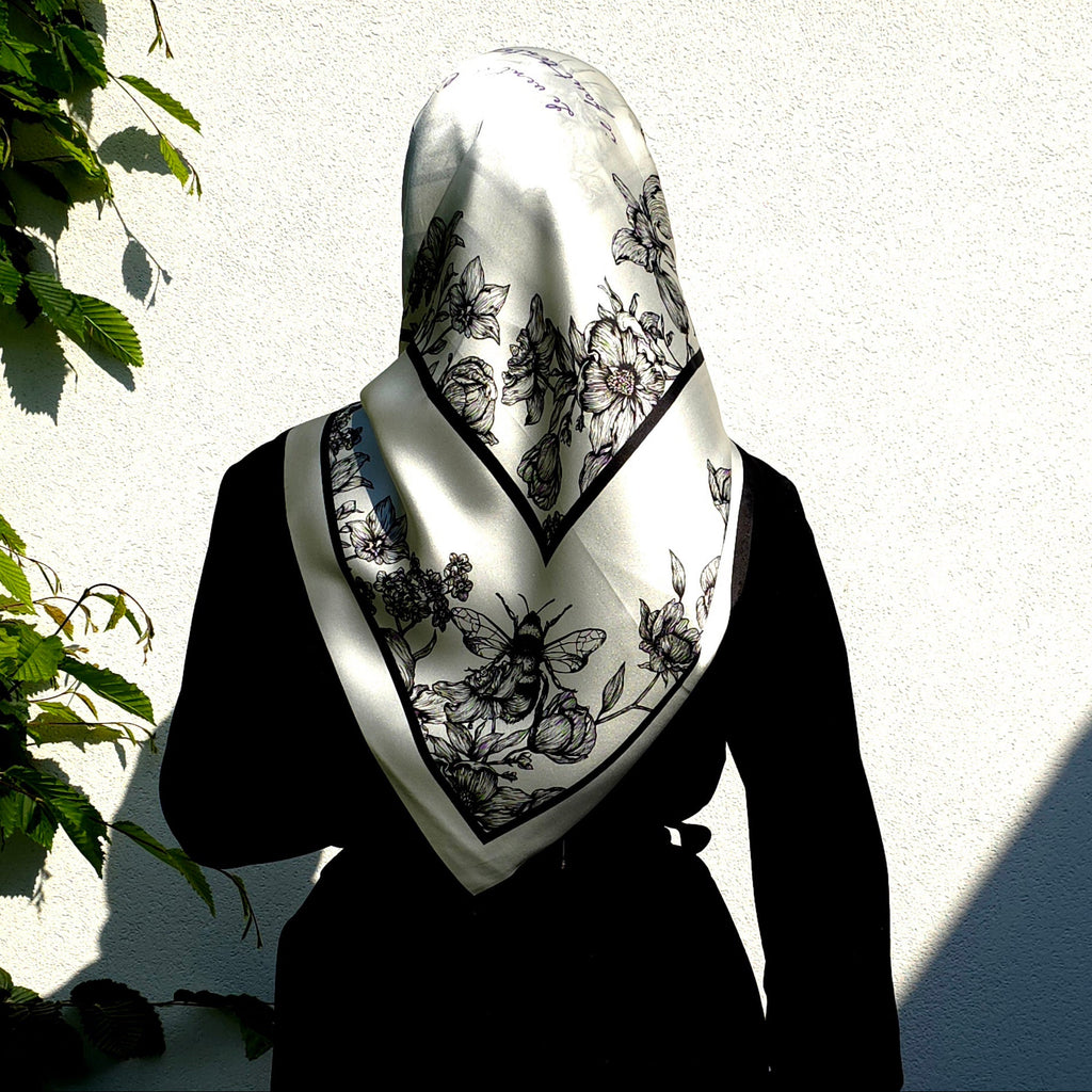 Classic Duality Silk Scarf 90