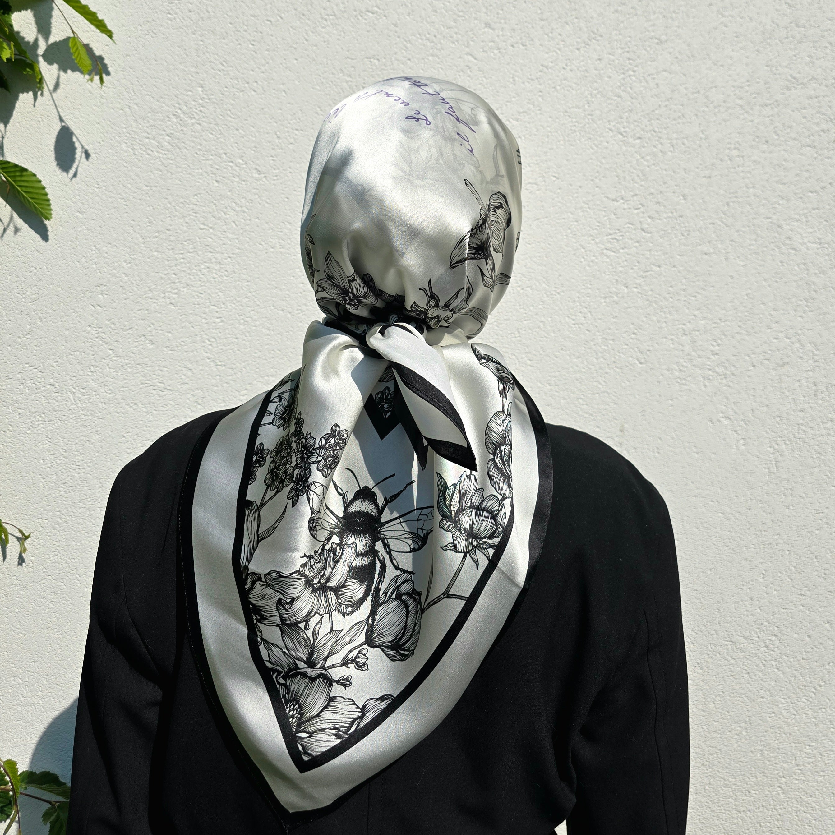 Classic Duality Silk Scarf 90