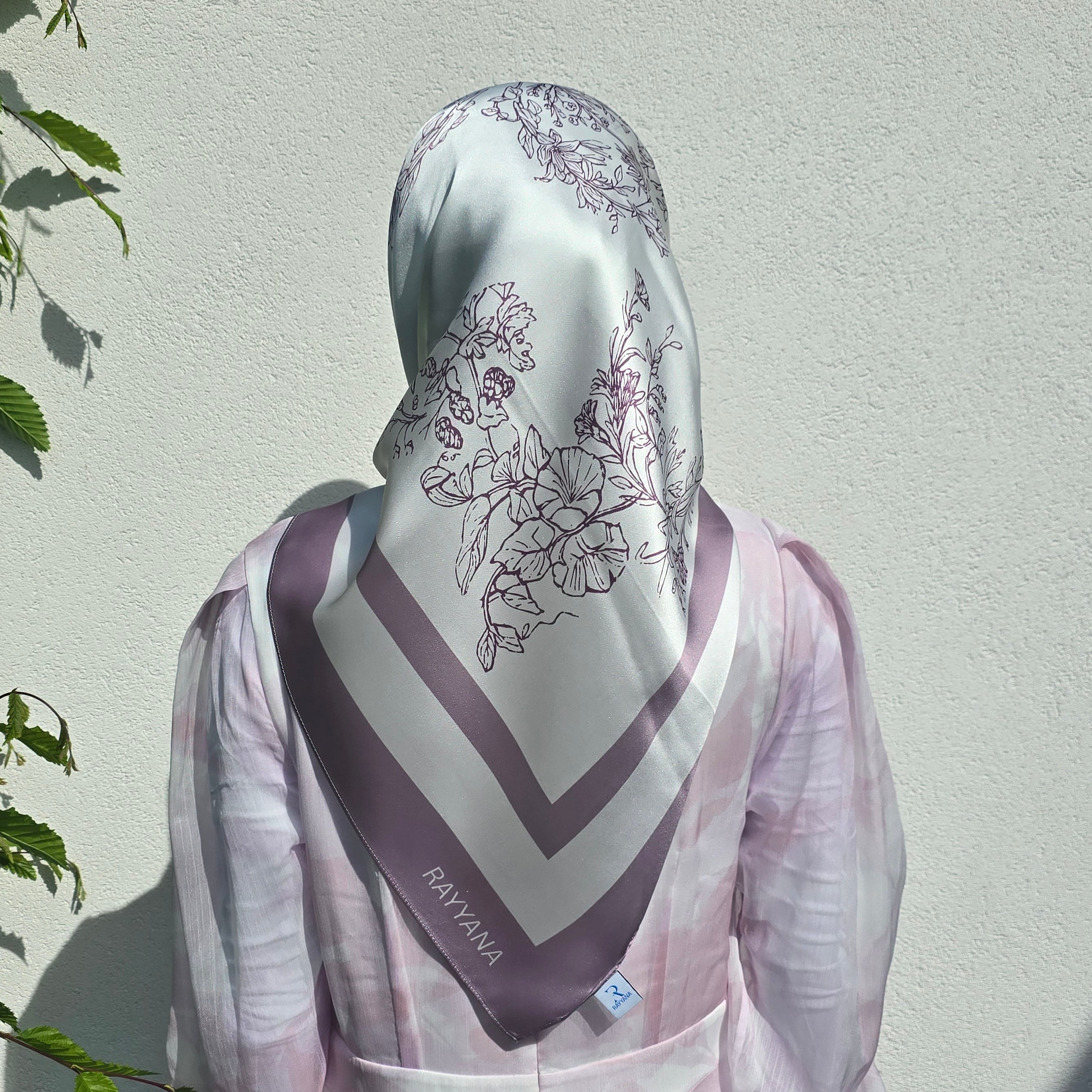 Papillon Magenta Silk Scarf 90