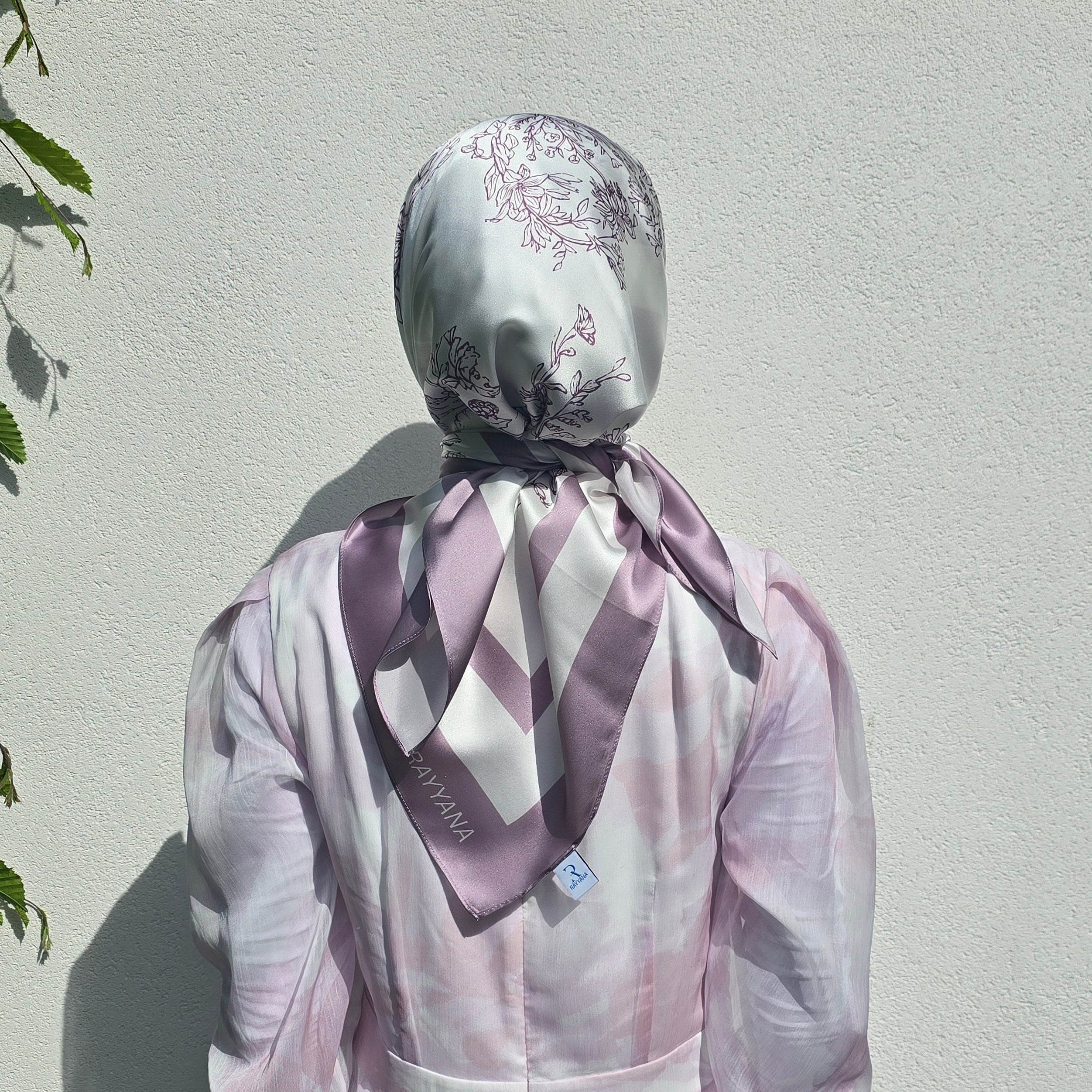 Papillon Magenta Silk Scarf 90
