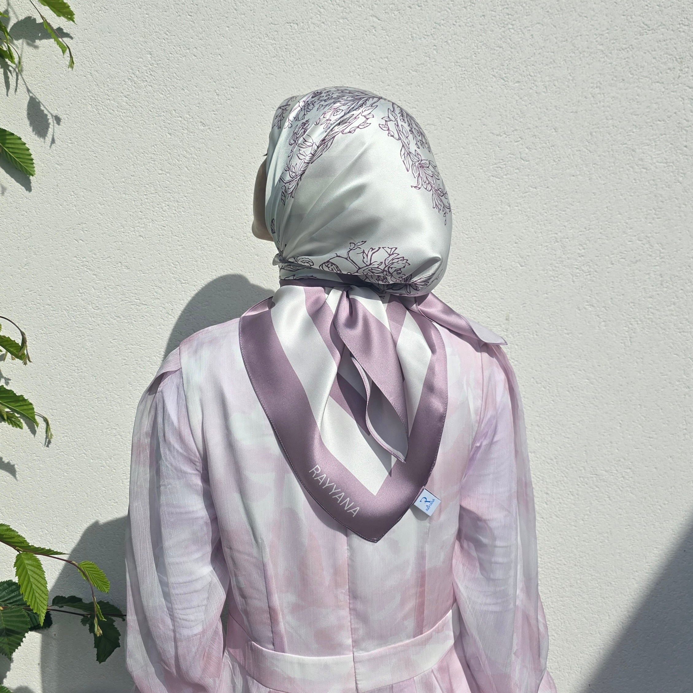Papillon Magenta Silk Scarf 90