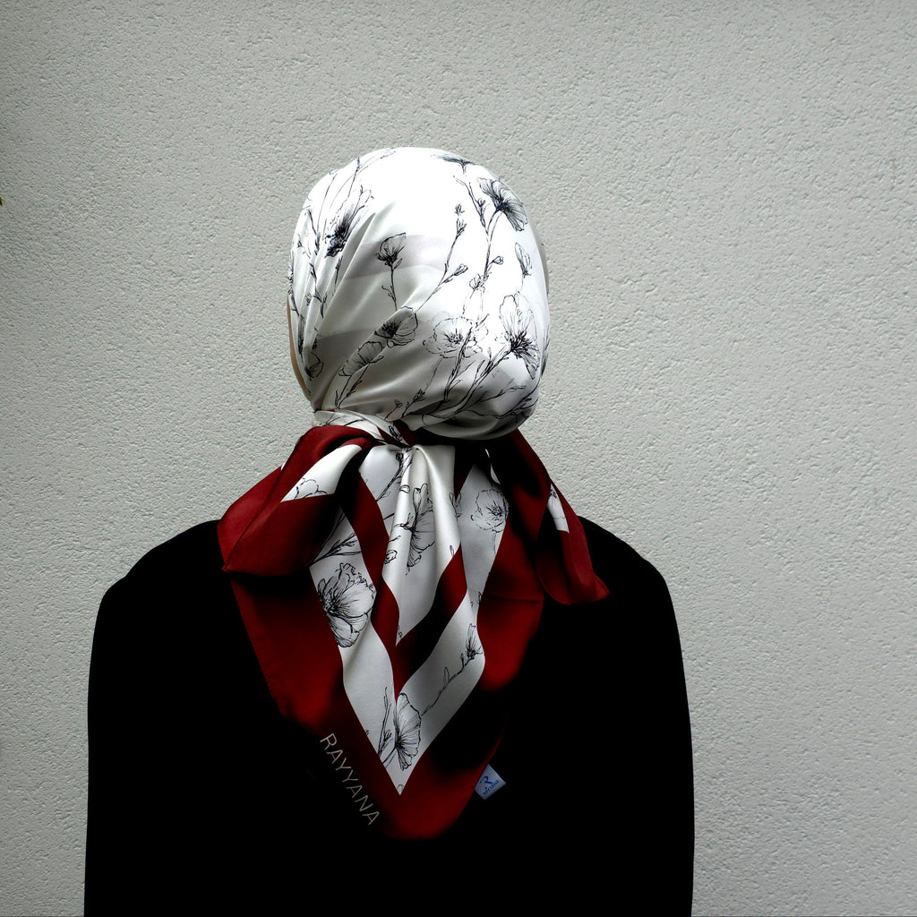 Ignited Silk Scarf 90