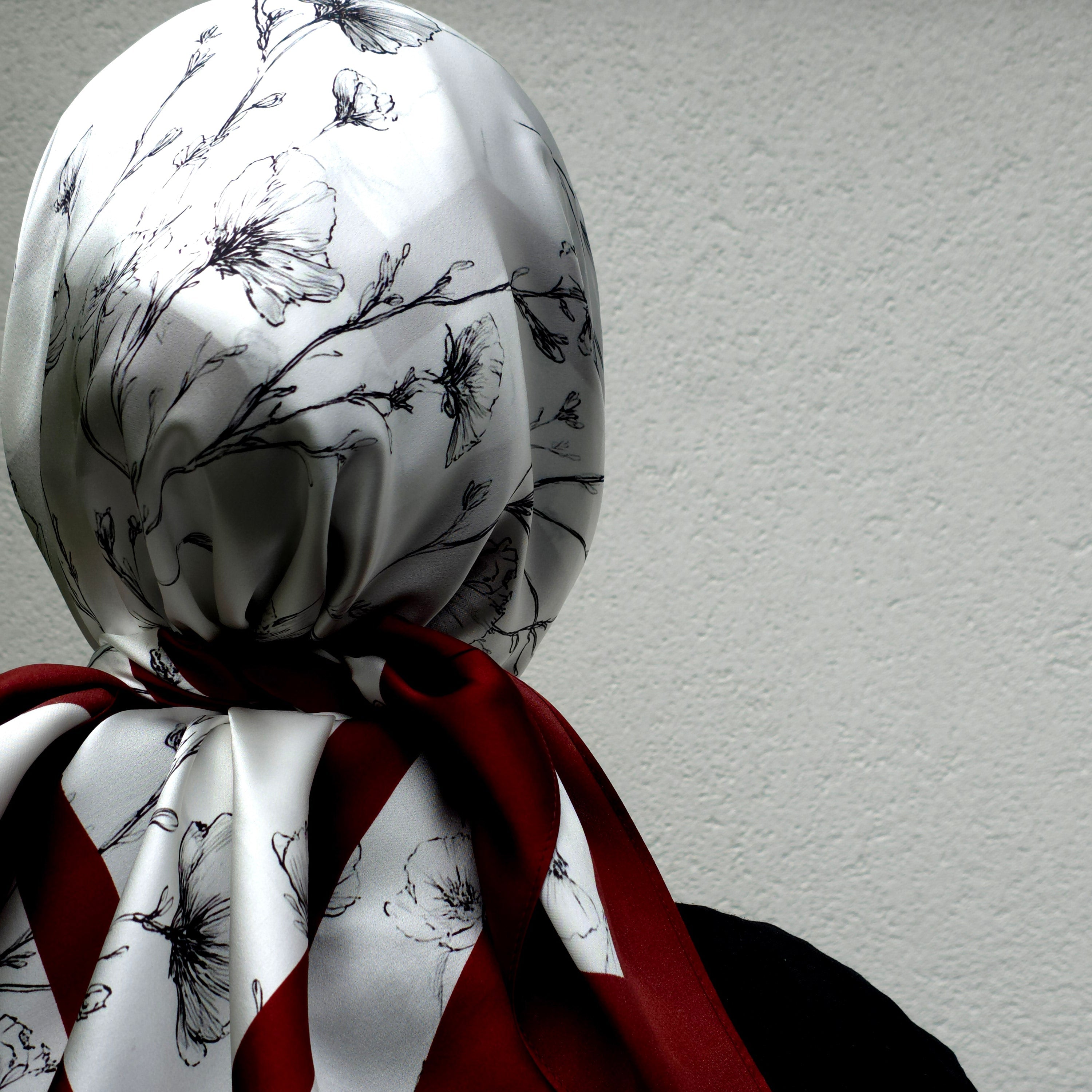 Ignited Silk Scarf 90