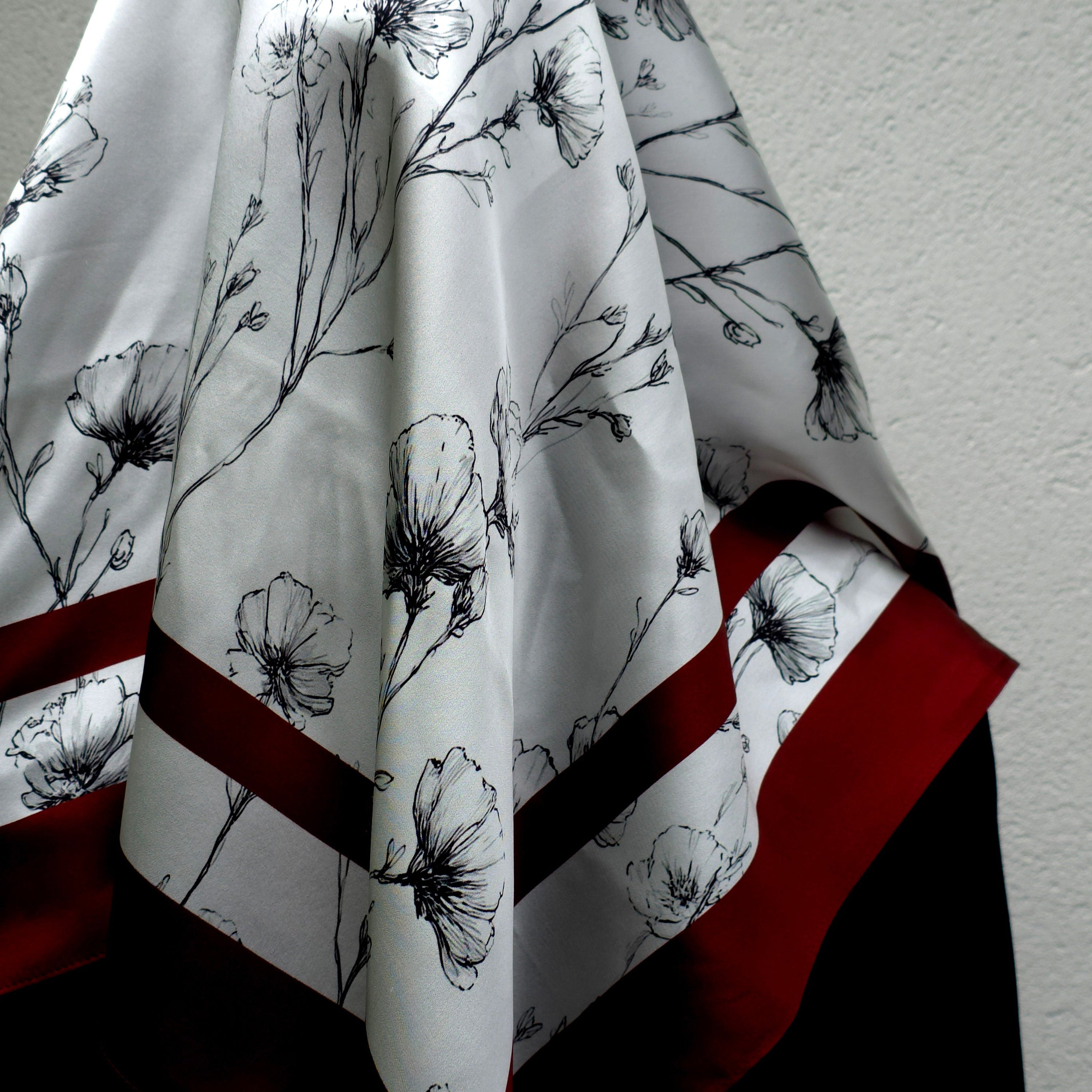 Ignited Silk Scarf 90