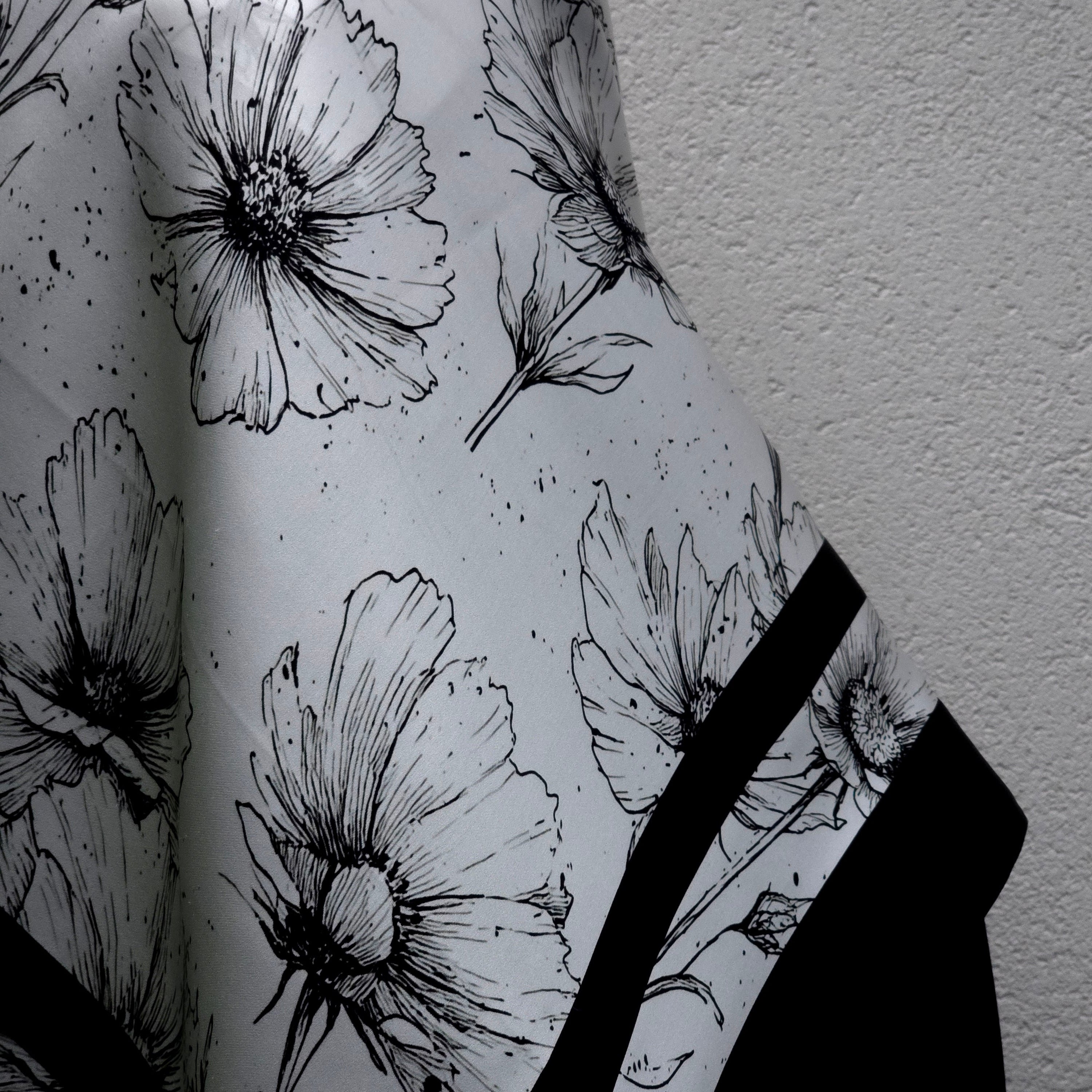 Film Noir Silk Scarf 90