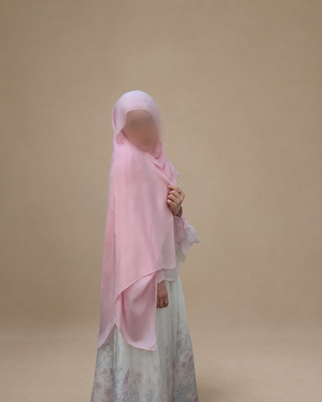 Bubbelgum Modal Scarf 180 and undercap