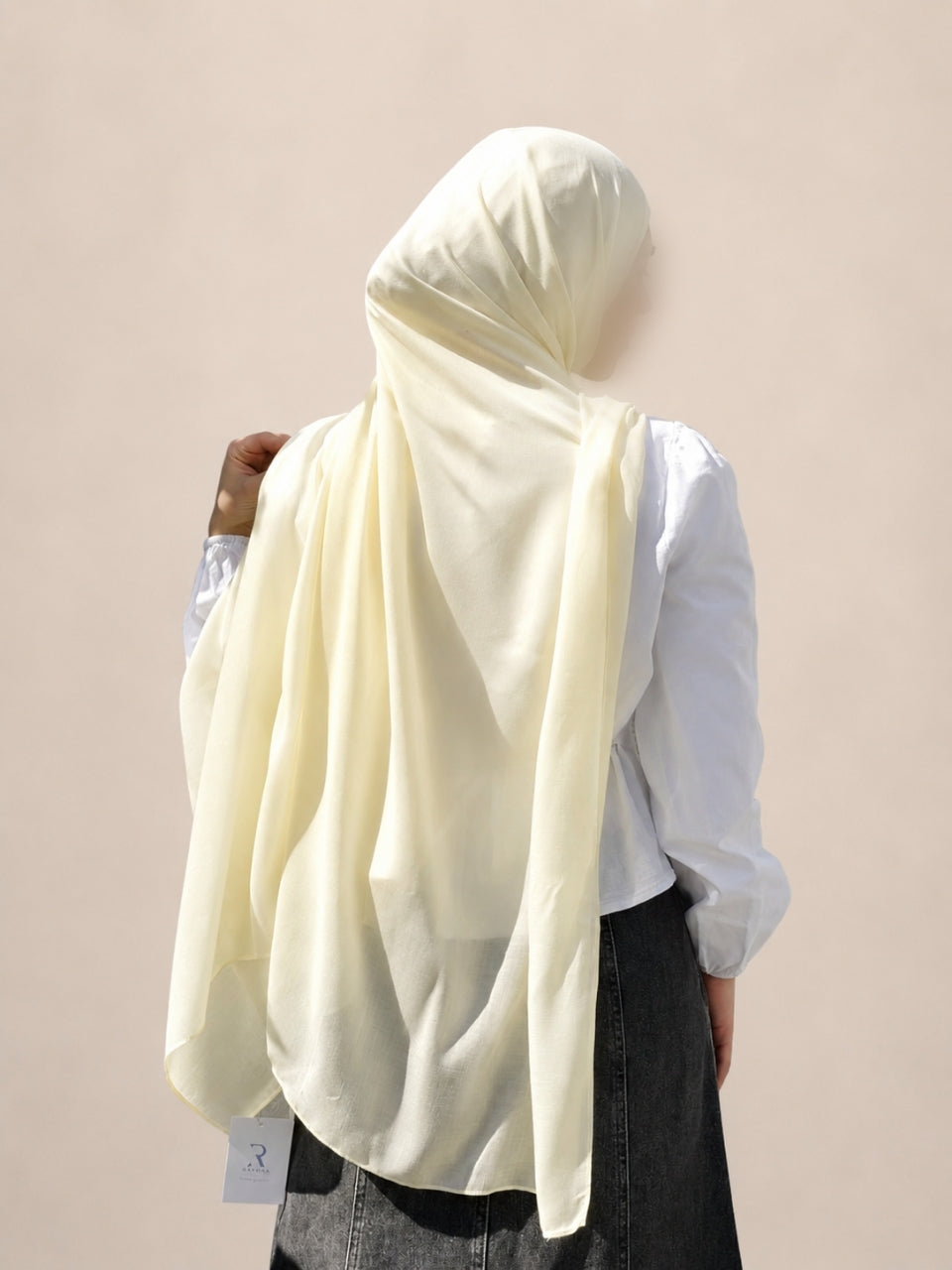 Meringue Modal Scarf 180 and undercap