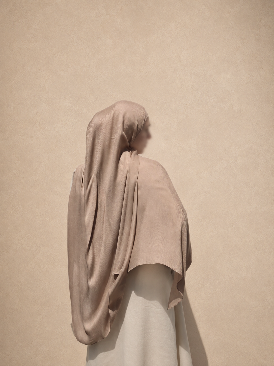 Tan Modal Scarf 180 and undercap