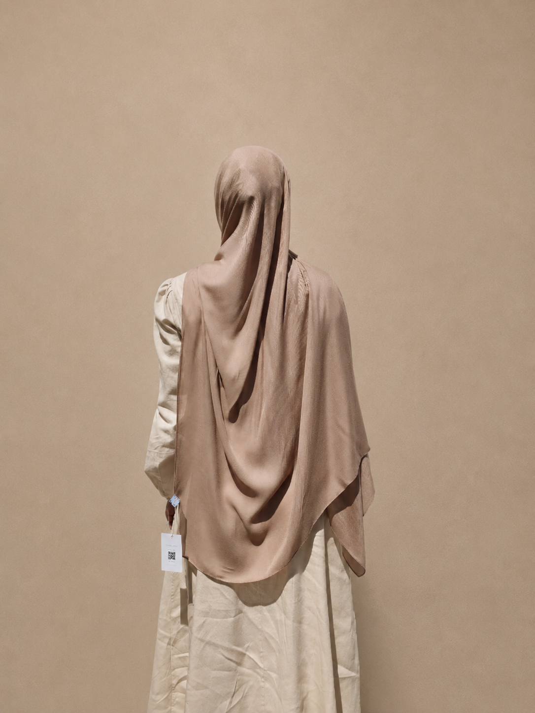 Tan Modal Scarf 180 and undercap
