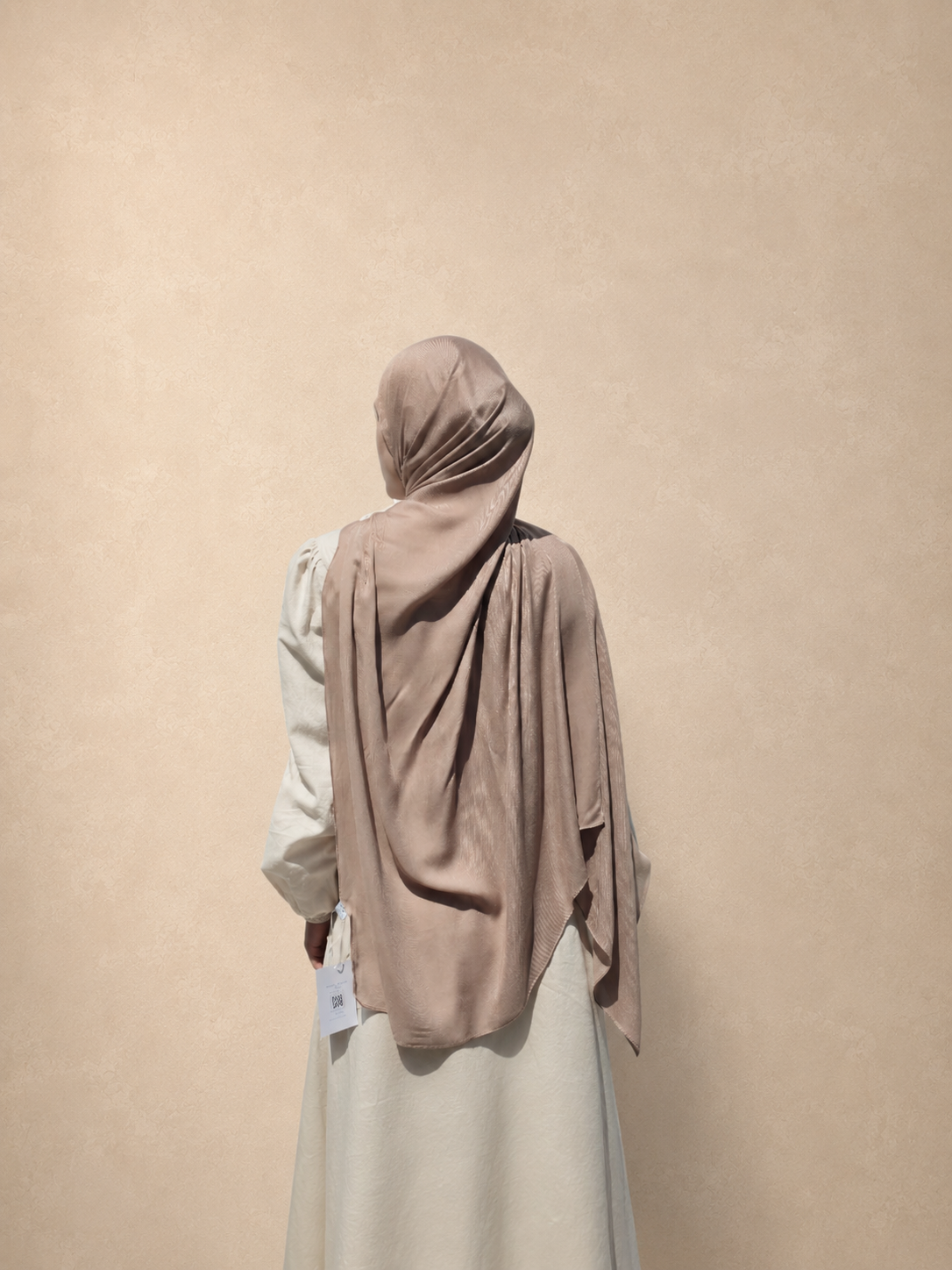 Tan Modal Scarf 180 and undercap
