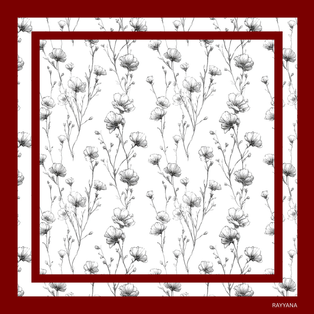 Ignited Silk Scarf 90
