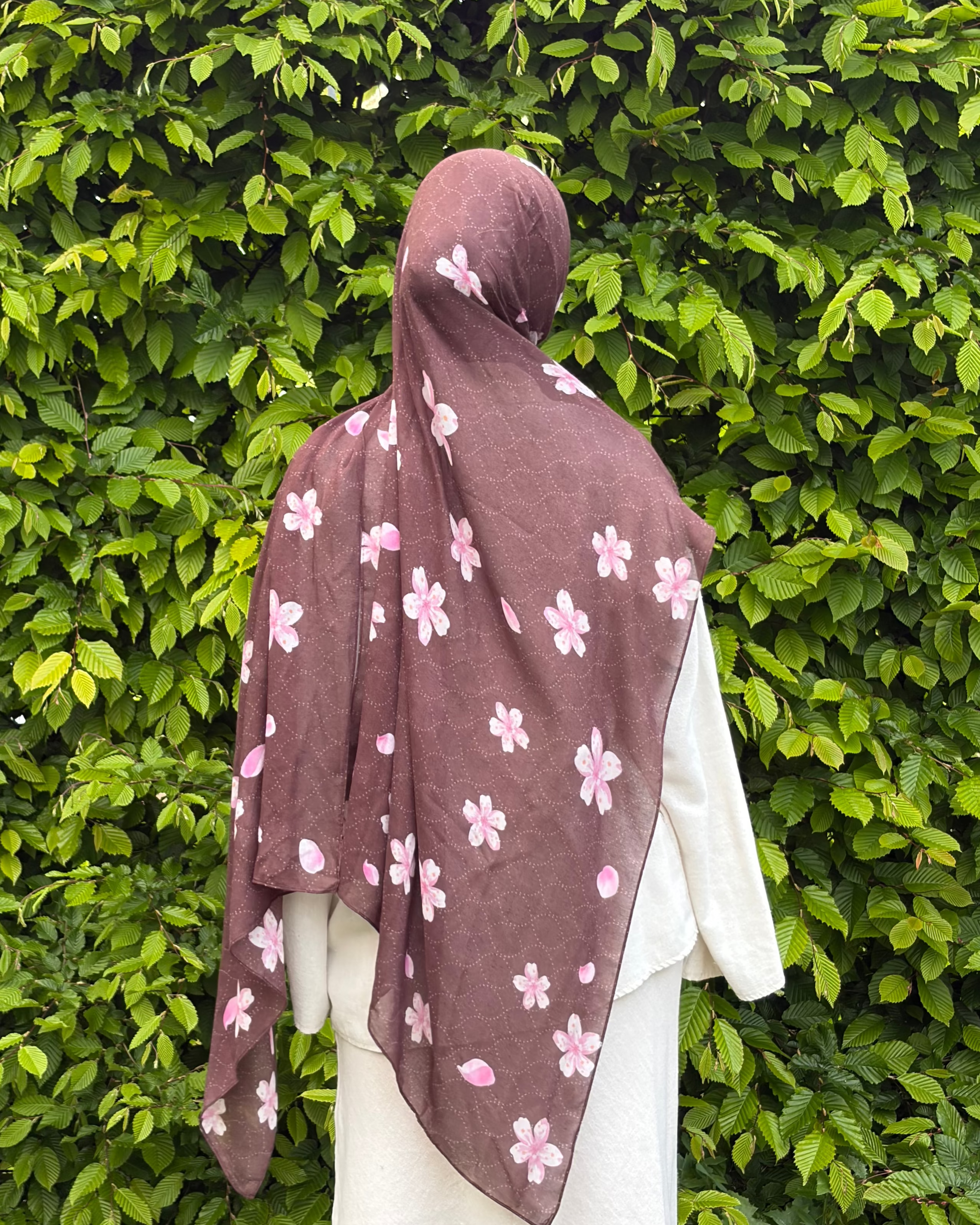 Sakura Brown Modal Scarf 180