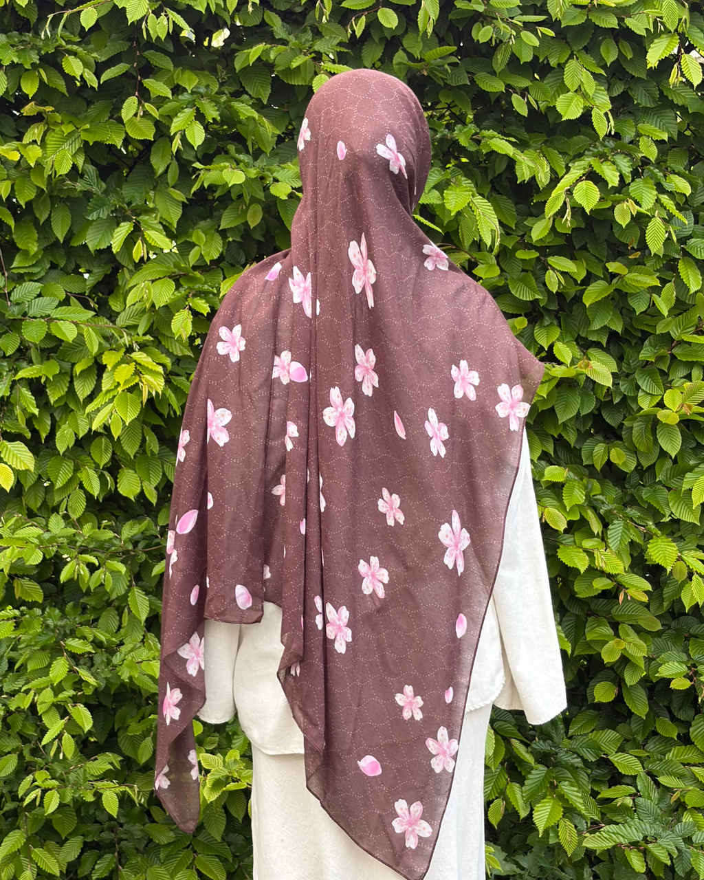 Sakura Brown Modal Scarf 180