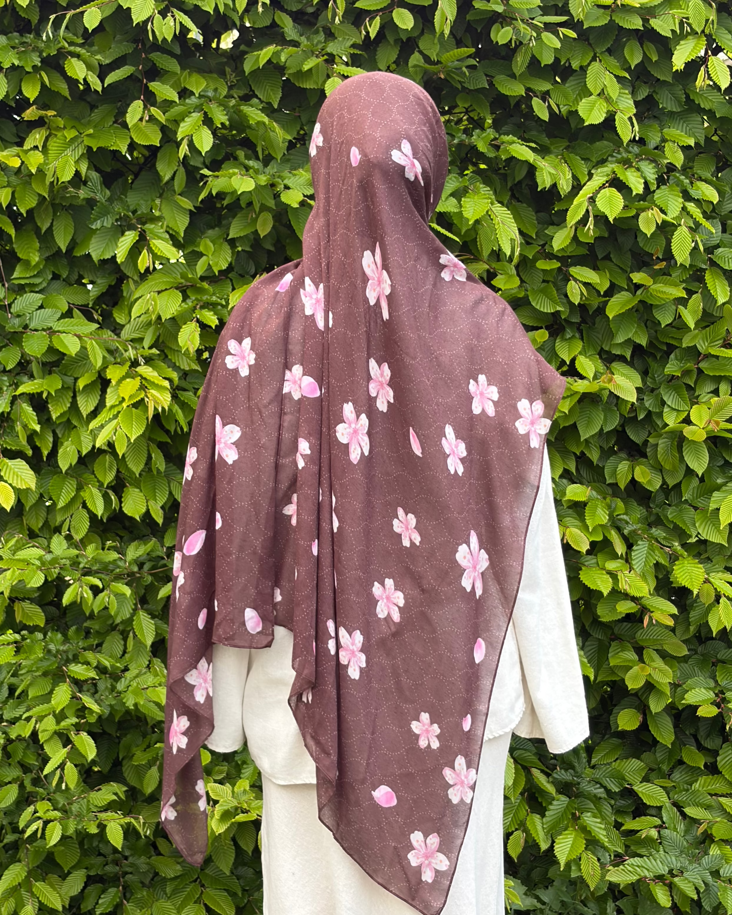 Sakura Brown Modal Scarf 180