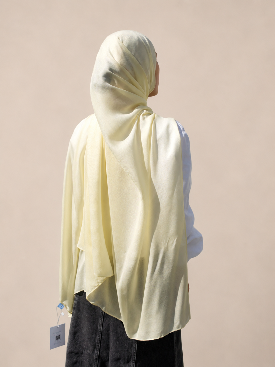 Meringue Modal Scarf 180 and undercap