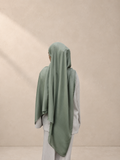 Sage Green Modal Scarf 180 and undercap