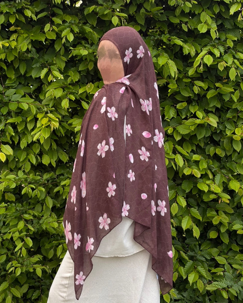 Sakura Brown Modal Scarf 180