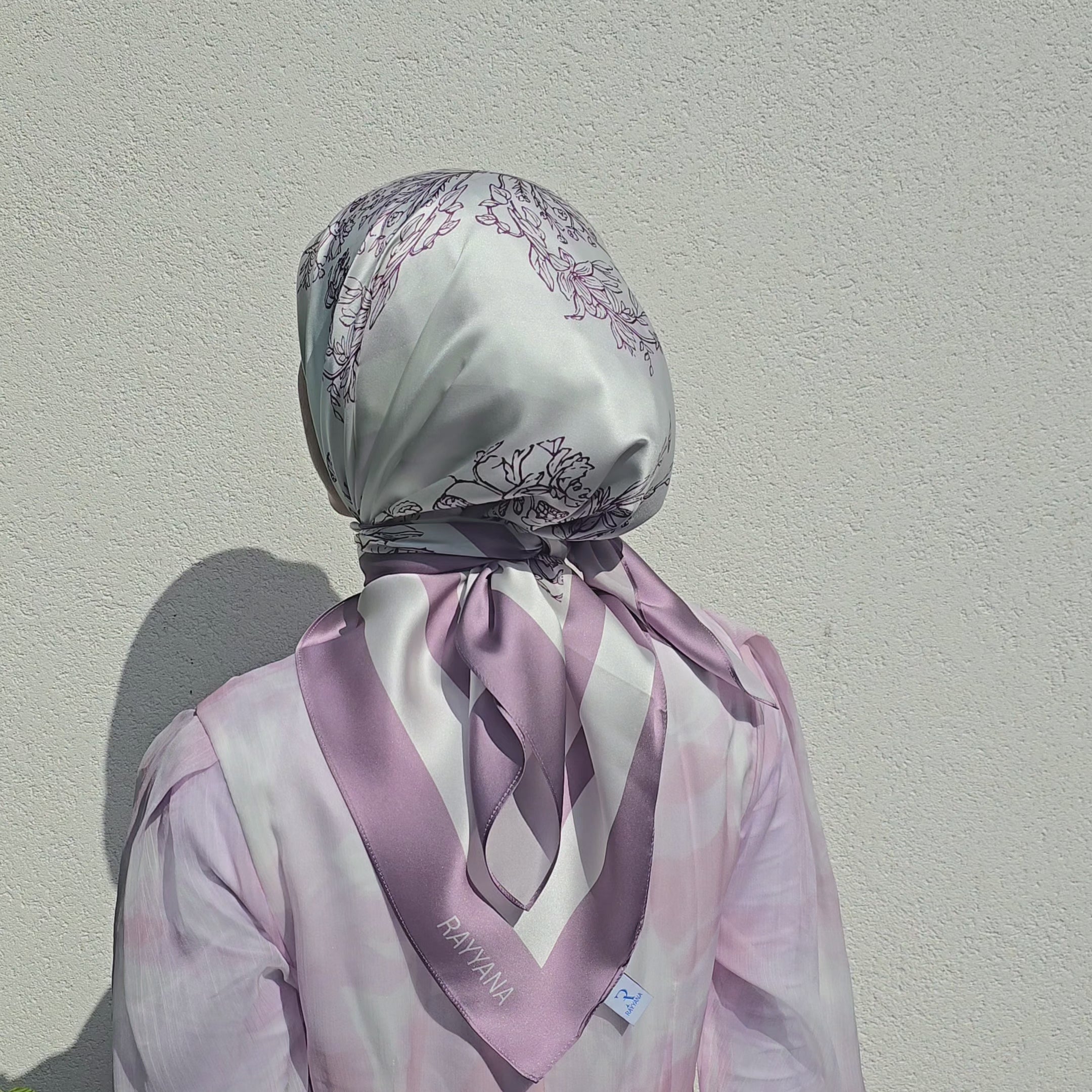 Papillon Magenta Silk Scarf 90